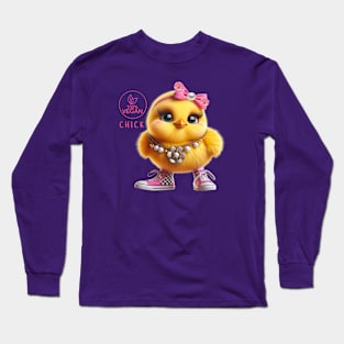 Vegan Chick Long Sleeve T-Shirt